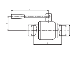 Шаровой кран C - C